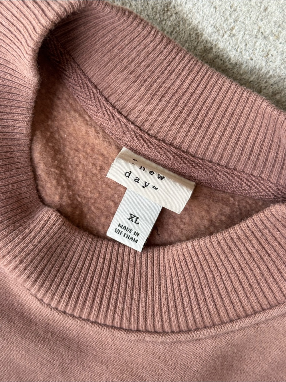 a new day Dusty Mauve Crewneck Sweatshirt - Picture 4 of 6